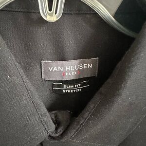 Van Heusen Flex Black Stretch Shirt